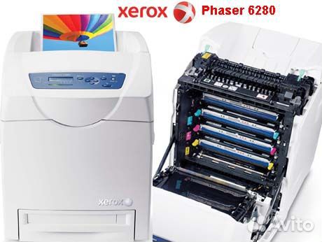Принтер лазерный цветной Xerox Phaser 6280DN A4