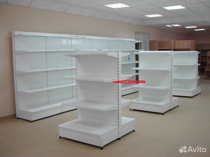 Стеллаж торговый островной