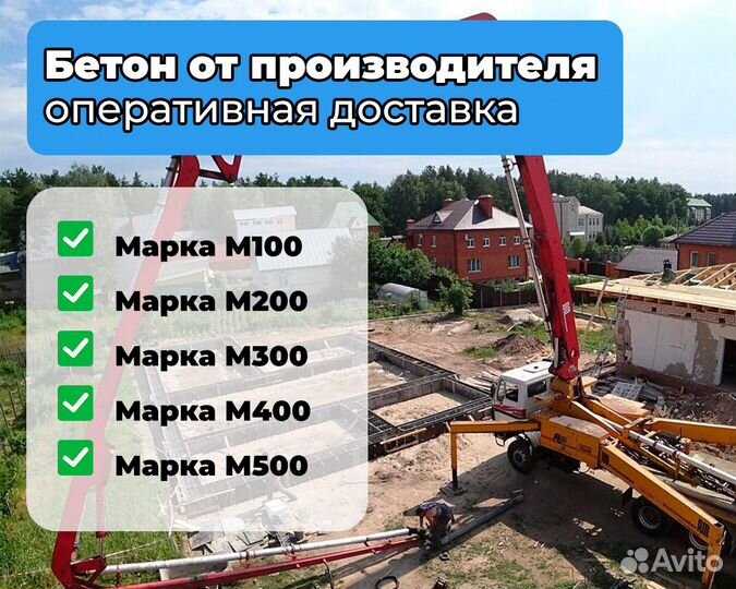 Бетон. Любые объемы