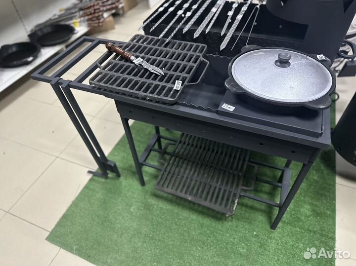 Мангал барбекю коптильня