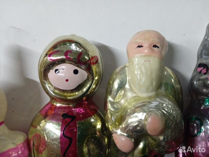 Елочные игрушки СССР на прищепке