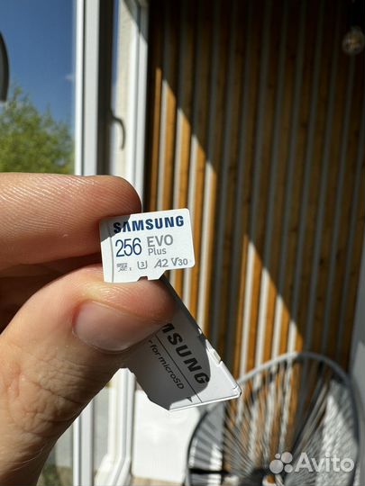 Карта памяти micro sd Samsung EVO Plus 256Gb