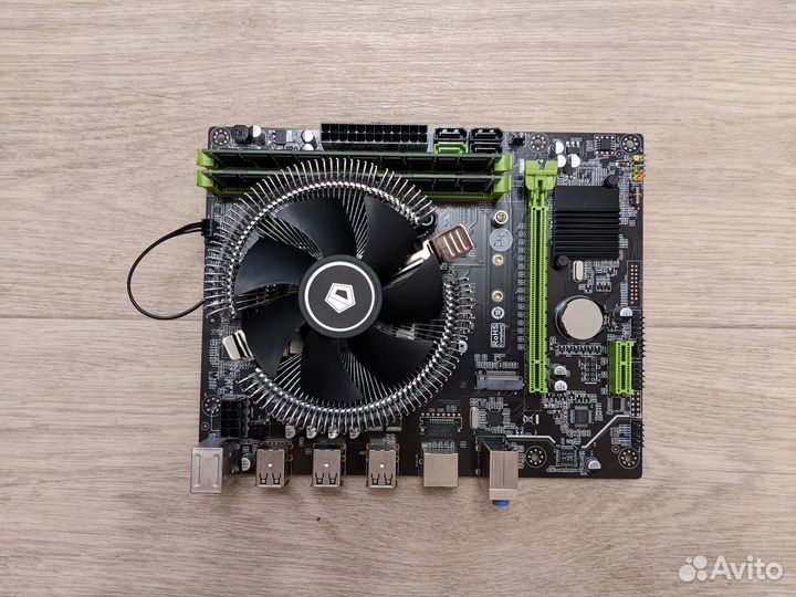 Комплект:новая материнка c M.2+ i7-2600 +16Гб