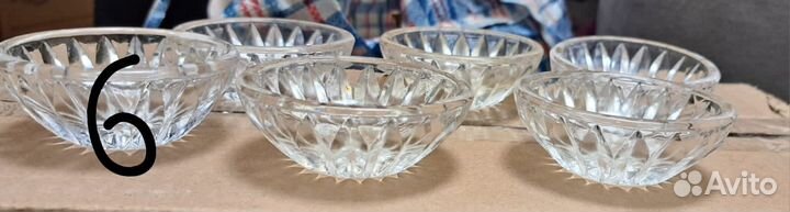 Набор столовой посуды хрусталь СССР