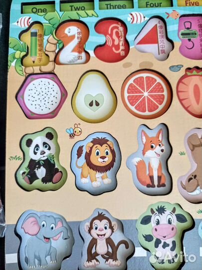 Детские развивающие игрушки деревянные