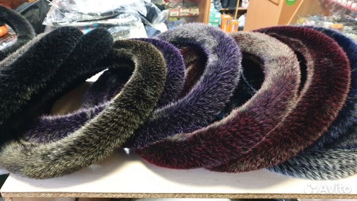 Меховая оплетка на руль