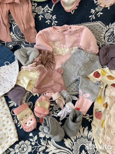 Детские вещи пакетом 68 74 на девочку