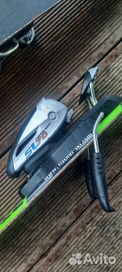 Горные лыжи fisher 90см с ботинками комплект