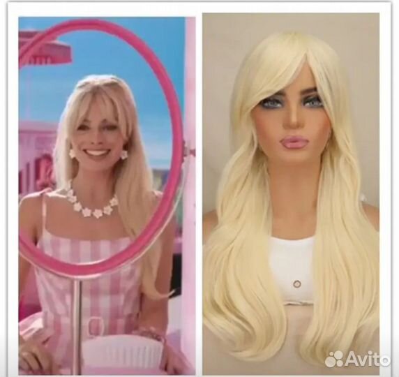 Парик для образа барби парик барби