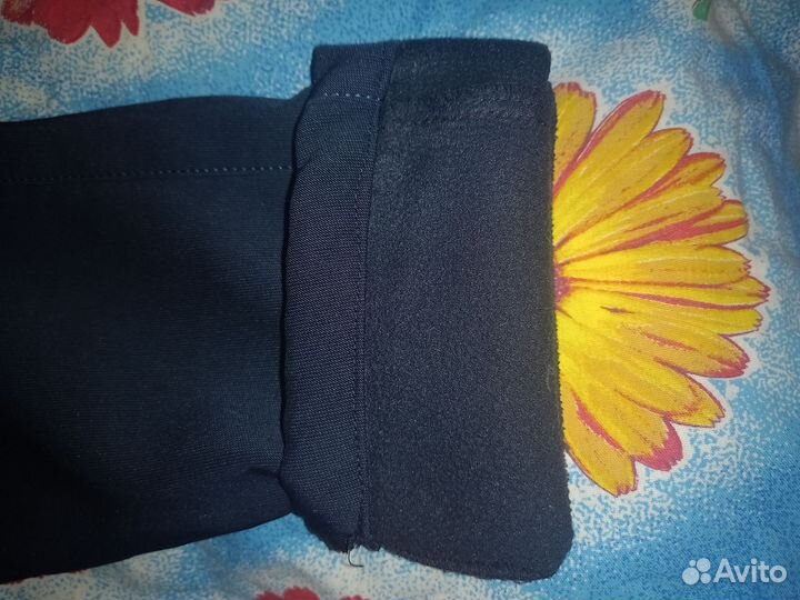 Брюки школьные с утеплителем 134см