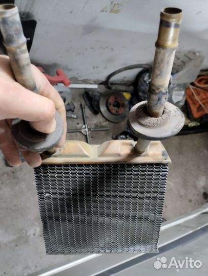 Радиатор печки Опель астра