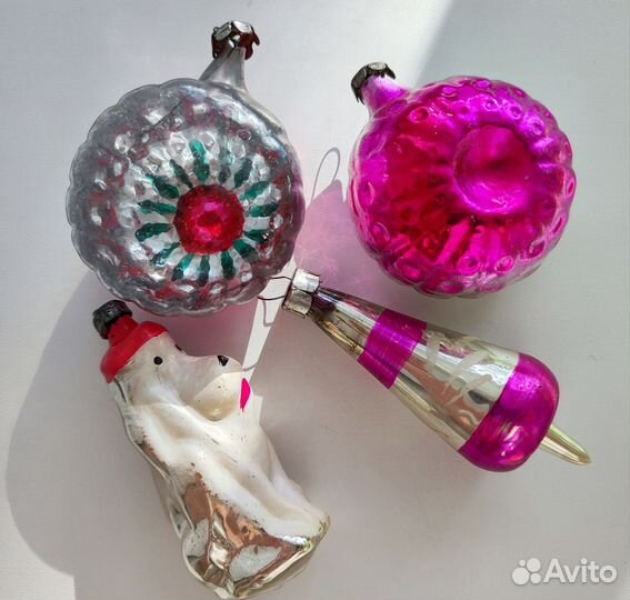 Елочные игрушки СССР