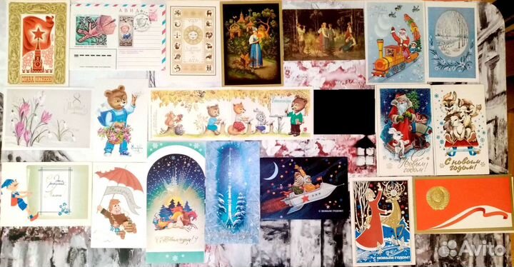 Открытки чистые СССР (коллекция)