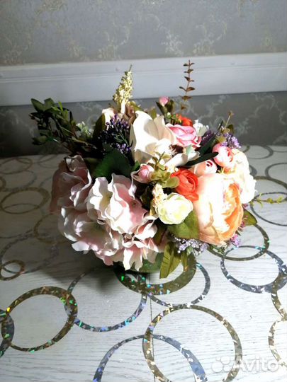 Букет интерьерный, декор