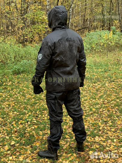 Костюм Горка 5 демисезонный Чёрный питон
