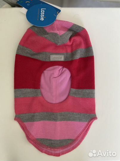 Шапка-шлем Lassie 46 р (розовый)