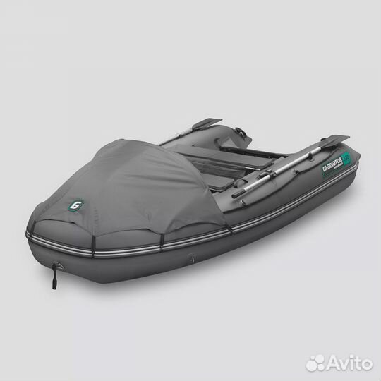 Лодка Gladiator E330PRO Темно-серая