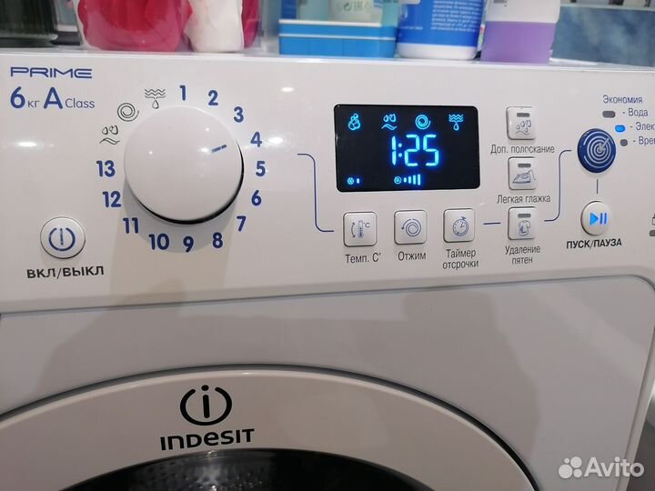 Стиральная машина бу indesit 6 кг