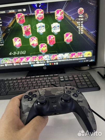 FIFA 23 состав на пк + Джойстик на PS5 (оригинал)