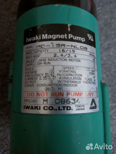 Насос iwaki MD - 15R - NLO8