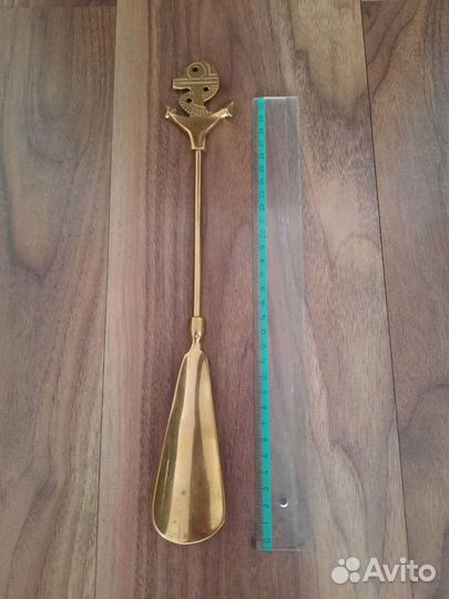 Ложка для обуви латунь Индия