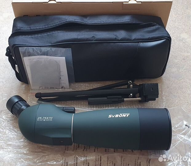 Подзорная труба монокуляр Svbony SV28 25-75x70