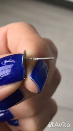 Серьги серебряные