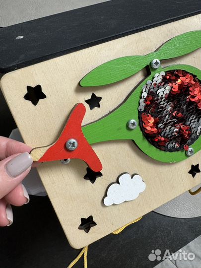 Бизиборд домик