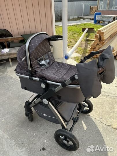 Коляска luxmom 3 в 1 бу