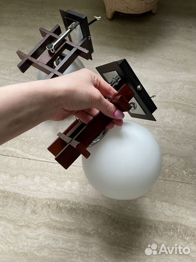 Люстра потолочная и бра бу