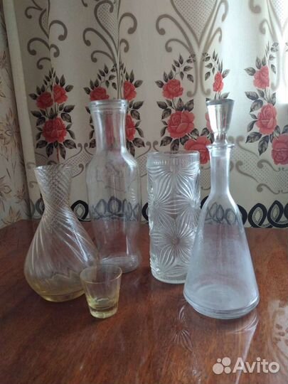 Вазы, графины, штоф