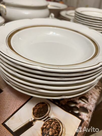 Столовый сервиз свадебный конаково 49 предметов