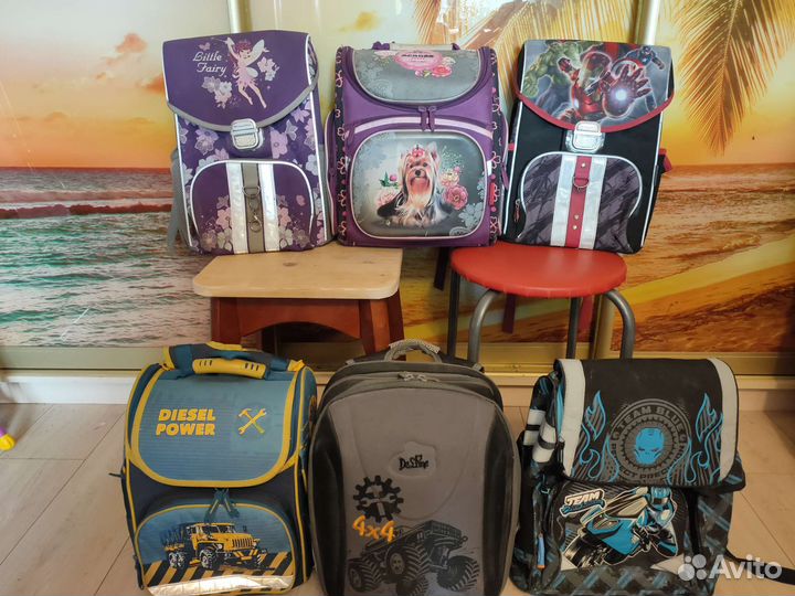 Рюкзак школьный ранец 6 штук