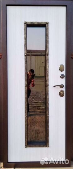 Дверь входная с ковкой