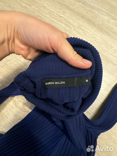 Платье трикотажное женское длинное