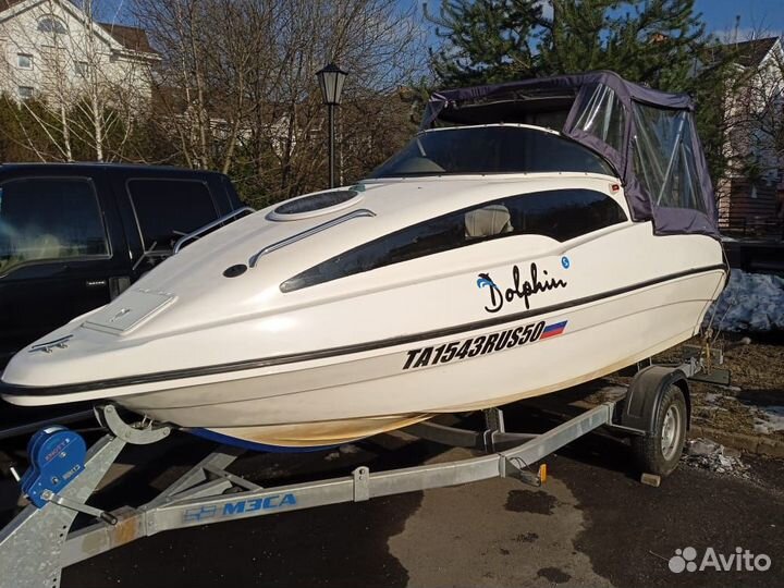 Катер дельфин с +ямаха 100 сил