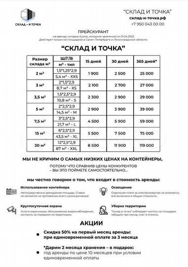 Склад на Софийской, 30 м²