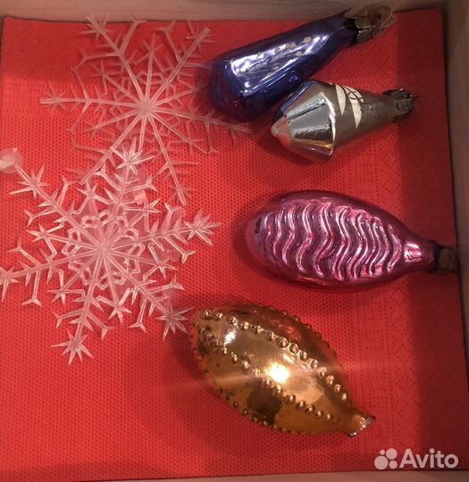 Елочные игрушки СССР