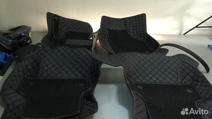 3D Коврики Geely Салон Багажник из Экокожи