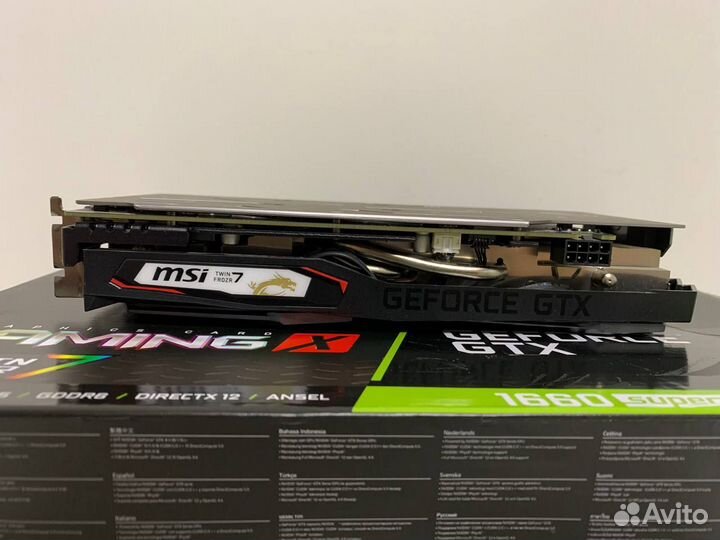 Видеокарта Msi Gtx 1660 Super Gaming X OC