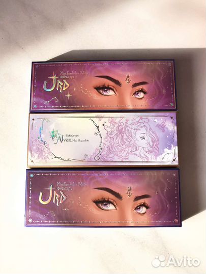 Мини палетки теней Oden's eye, новые