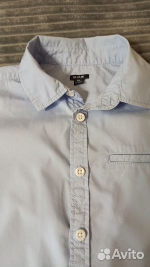 Рубашка голубая для мальчика