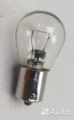 Лампочка 12V 21W поворота маленькая (одноконт)