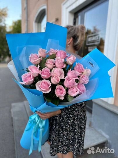 Цветы розы букет