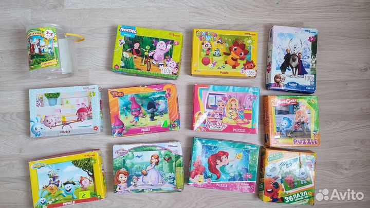 Пазлы 12 шт