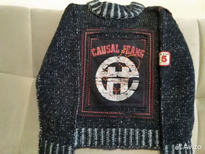 Свитер толстой вязки