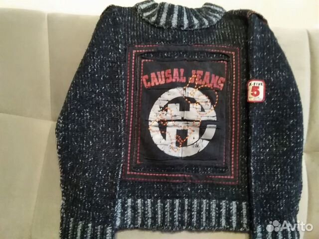 Свитер толстой вязки