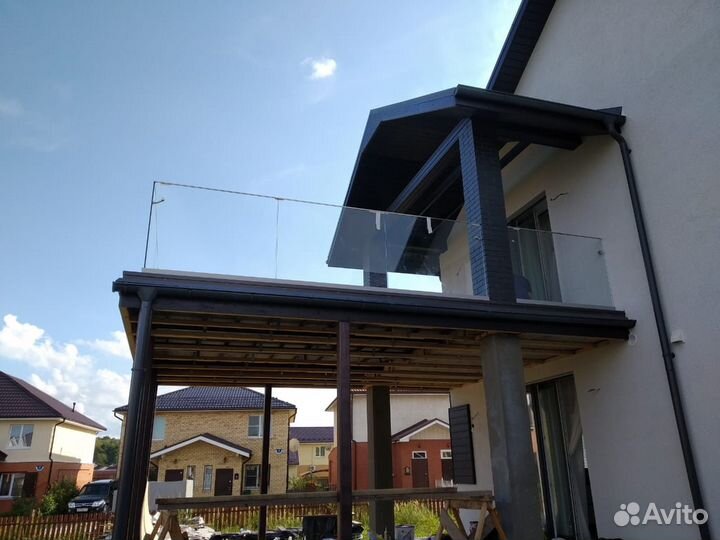 Ограждение из стекла