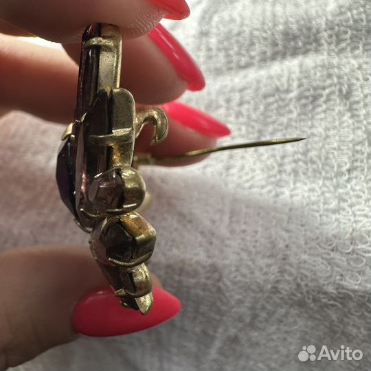 Красивейшая винтажная брошь СССР (сзр)