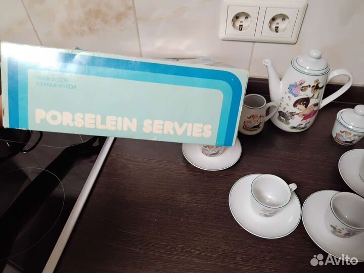 Сервиз кофейный детский гдр